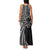 Hawaii And Philippines Family Matching Tank Maxi Dress and Hawaiian Shirt Kanaka Maoli With Tribal Sun Together Black