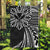 Hawaii And Philippines Garden Flag Kanaka Maoli With Tribal Sun Together Black