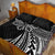 Hawaii And Philippines Quilt Bed Set Kanaka Maoli With Tribal Sun Together Black