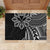 Hawaii And Philippines Rubber Doormat Kanaka Maoli With Tribal Sun Together Black