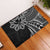 Hawaii And Philippines Rubber Doormat Kanaka Maoli With Tribal Sun Together Black