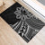 Hawaii And Philippines Rubber Doormat Kanaka Maoli With Tribal Sun Together Black