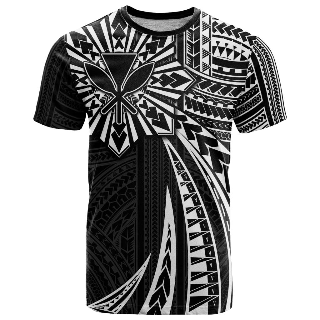 Hawaii And Philippines T Shirt Kanaka Maoli With Tribal Sun Together Black