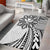 Hawaii And Philippines Area Rug Kanaka Maoli With Tribal Sun Together White