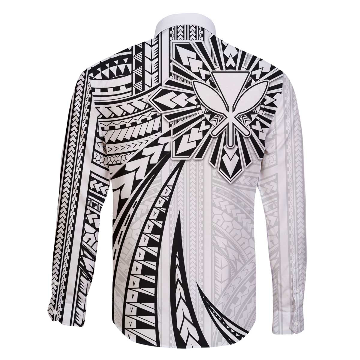 Hawaii And Philippines Family Matching Off The Shoulder Long Sleeve Dress and Hawaiian Shirt Kanaka Maoli With Tribal Sun Together White