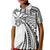 Hawaii And Philippines Kid Polo Shirt Kanaka Maoli With Tribal Sun Together White