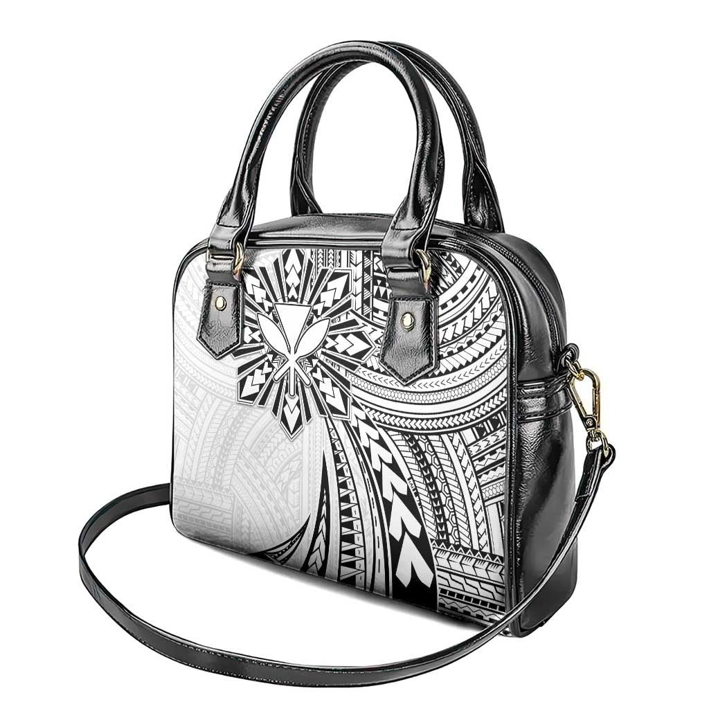 Hawaii And Philippines Shoulder Handbag Kanaka Maoli With Tribal Sun Together White