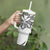 Hawaii And Philippines Tumbler With Handle Kanaka Maoli With Tribal Sun Together White