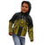 Hawaii And Philippines Together Kid Hoodie Polynesian Pattern With Filipino Barong Gold