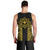 Hawaii And Philippines Together Men Tank Top Polynesian Pattern With Filipino Barong Gold