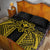 Hawaii And Philippines Together Quilt Bed Set Polynesian Pattern With Filipino Barong Gold