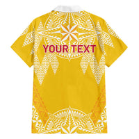 Personalised Anastasis College Family Matching Long Sleeve Bodycon Dress and Hawaiian Shirt Tonga Ngatu Pattern - Polynesian Pride