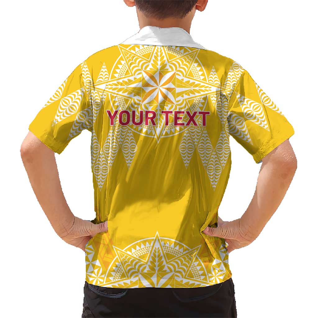 Personalised Anastasis College Family Matching Mermaid Dress and Hawaiian Shirt Tonga Ngatu Pattern - Polynesian Pride