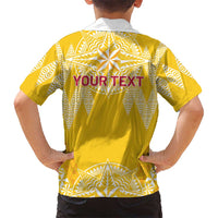 Personalised Anastasis College Family Matching Short Sleeve Bodycon Dress and Hawaiian Shirt Tonga Ngatu Pattern - Polynesian Pride