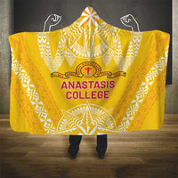 Anastasis College Hooded Blanket Tonga Ngatu Pattern - Polynesian Pride