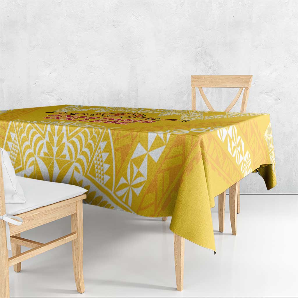 Anastasis College Tablecloth Tonga Ngatu Pattern - Polynesian Pride