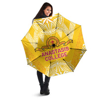 Anastasis College Umbrella Tonga Ngatu Pattern - Polynesian Pride