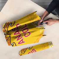 Anastasis College Umbrella Tonga Ngatu Pattern - Polynesian Pride
