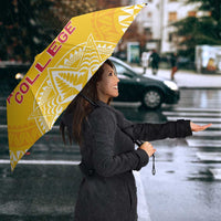 Anastasis College Umbrella Tonga Ngatu Pattern - Polynesian Pride