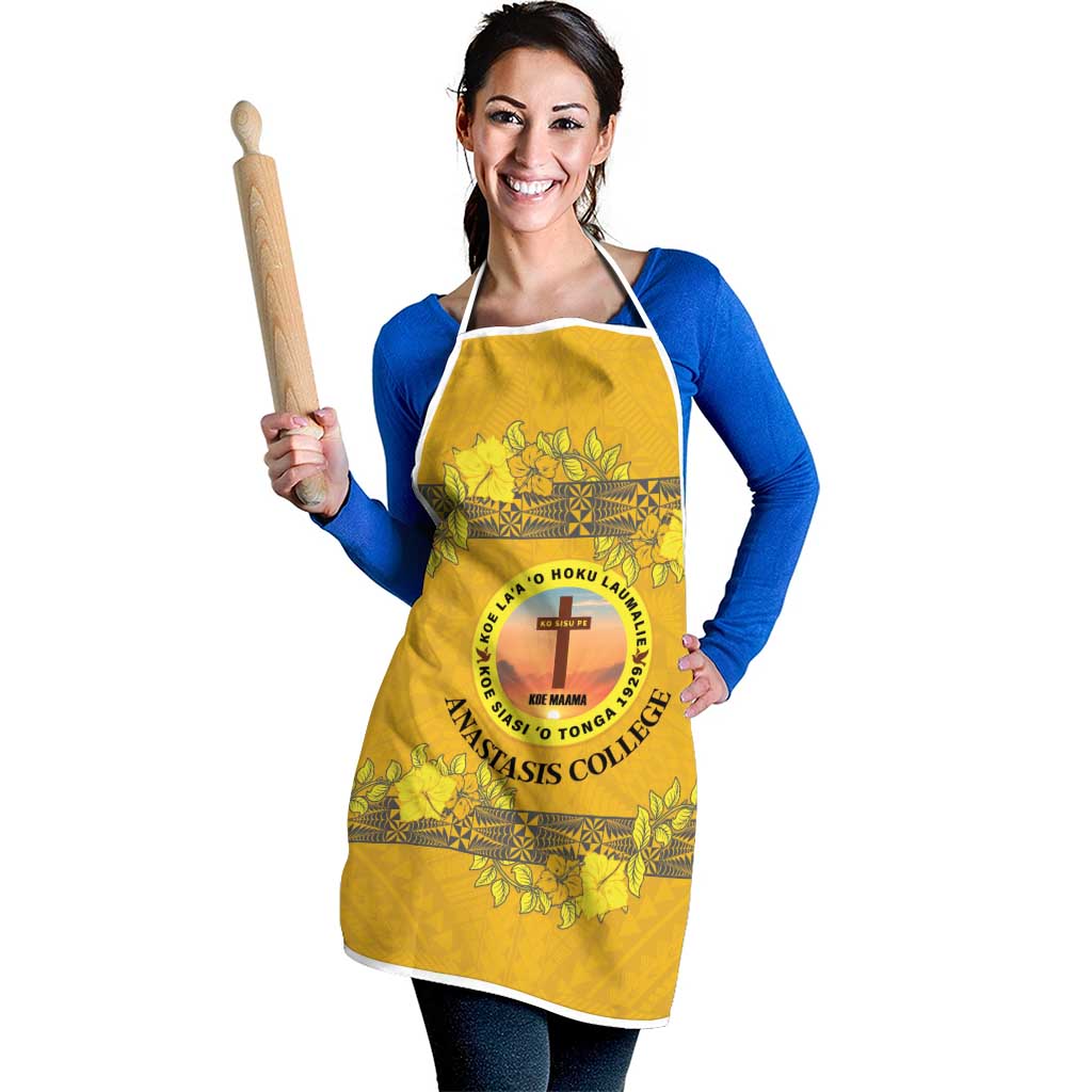 Tonga Anastasis College Apron Tongan Ngatu Kupesi Pattern - Polynesian Pride