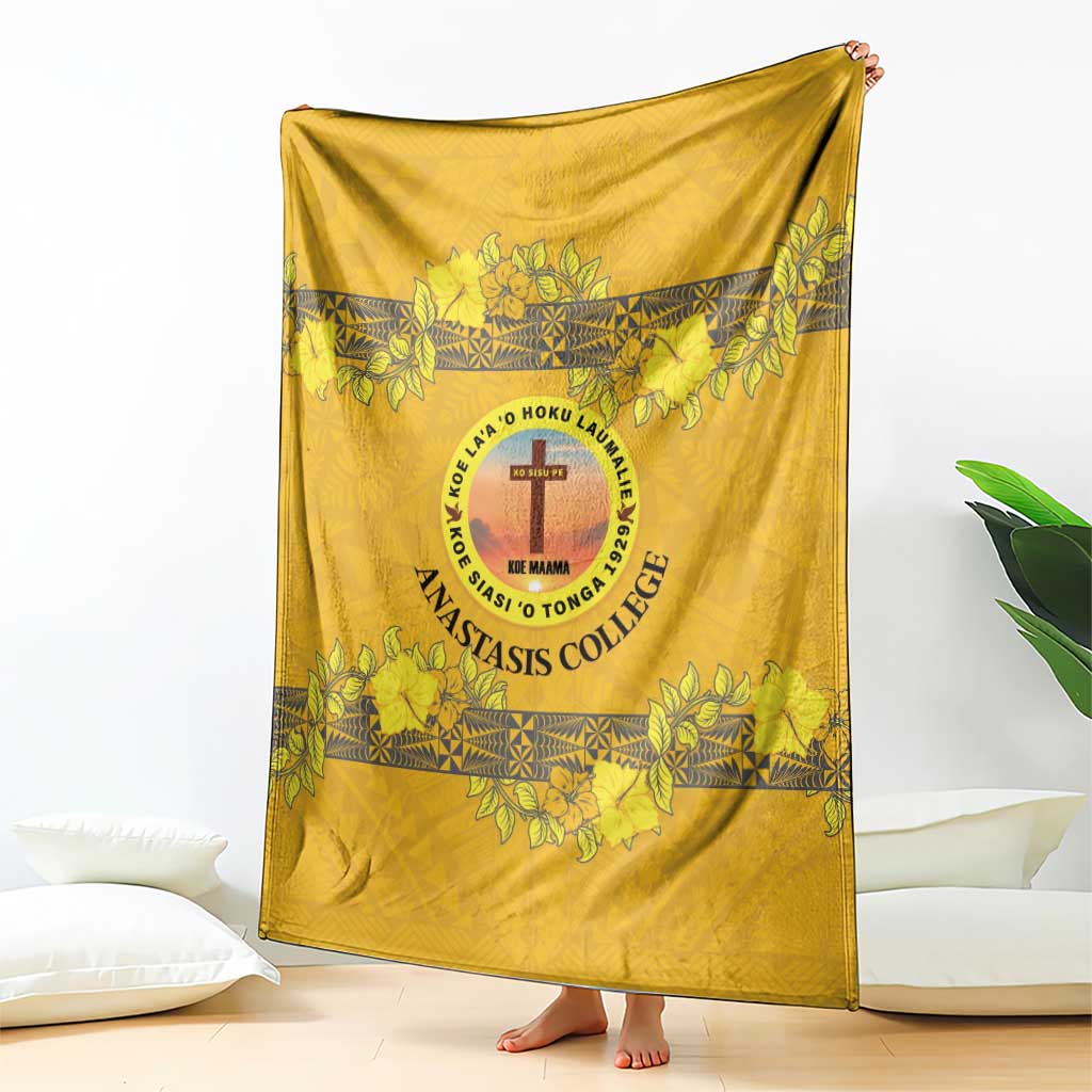Tonga Anastasis College Blanket Tongan Ngatu Kupesi Pattern - Polynesian Pride