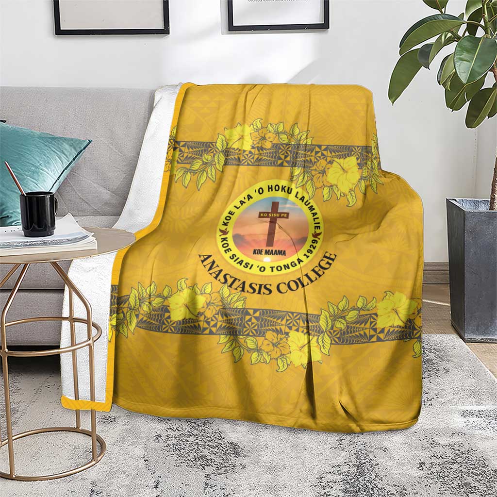 Tonga Anastasis College Blanket Tongan Ngatu Kupesi Pattern - Polynesian Pride