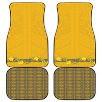 Tonga Anastasis College Car Mats Tongan Ngatu Kupesi Pattern - Polynesian Pride