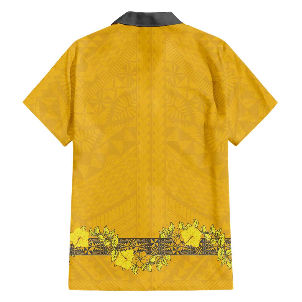 Tonga Anastasis College Family Matching Summer Maxi Dress and Hawaiian Shirt Tongan Ngatu Kupesi Pattern LT05 - Polynesian Pride