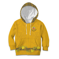 Tonga Anastasis College Kid Hoodie Tongan Ngatu Kupesi Pattern - Polynesian Pride