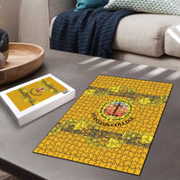 Tonga Anastasis College Puzzle Tongan Ngatu Kupesi Pattern - Polynesian Pride