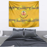 Tonga Anastasis College Tapestry Tongan Ngatu Kupesi Pattern - Polynesian Pride