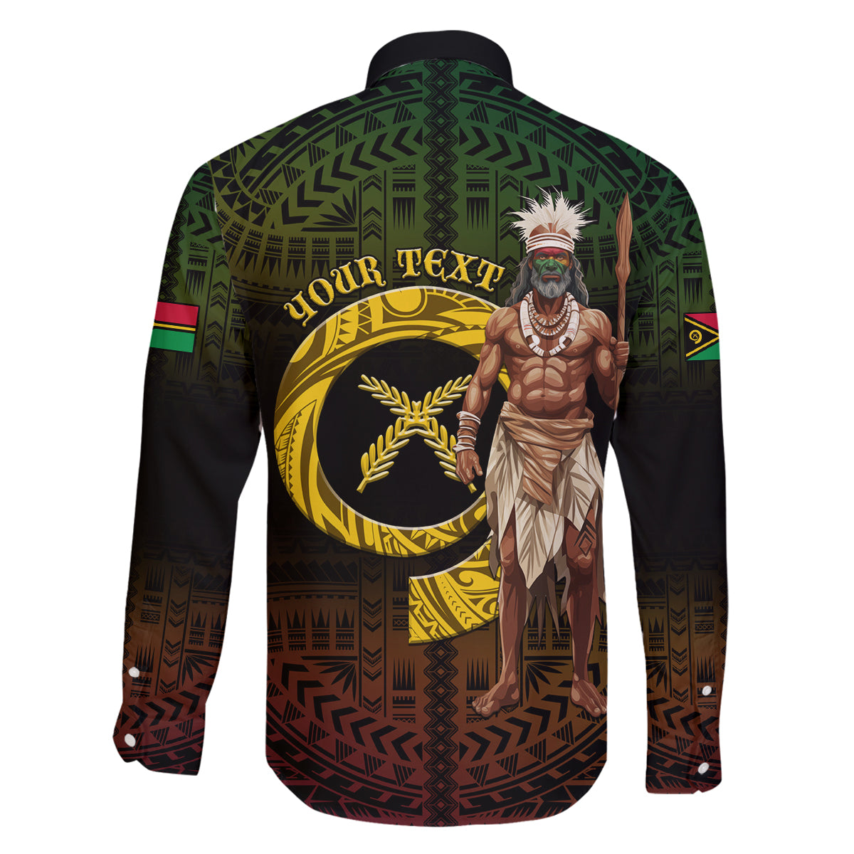 Personalised Vanuatu Custom Chiefs Day Family Matching Tank Maxi Dress and Hawaiian Shirt Pig Tusk Simple Style LT05 - Polynesian Pride