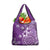 Cook Islands Grocery Bag Purple Hibiscus And Stars