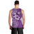 Cook Islands Men Tank Top Purple Hibiscus And Stars