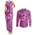 Cook Islands Couples Matching Tank Maxi Dress and Long Sleeve Button Shirt Fandango Hibiscus And Stars