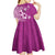 Cook Islands Kid Short Sleeve Dress Fandango Hibiscus And Stars