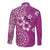 Cook Islands Long Sleeve Button Shirt Fandango Hibiscus And Stars