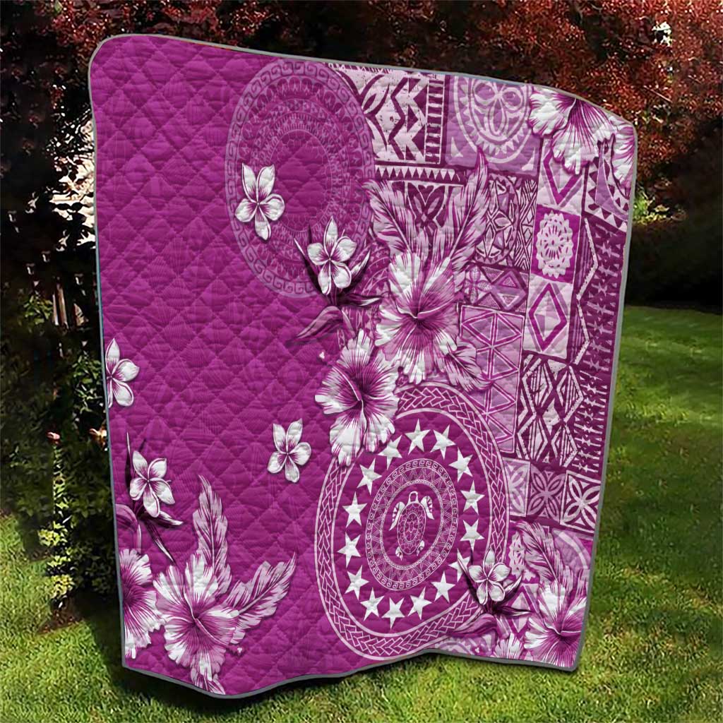 Cook Islands Quilt Fandango Hibiscus And Stars