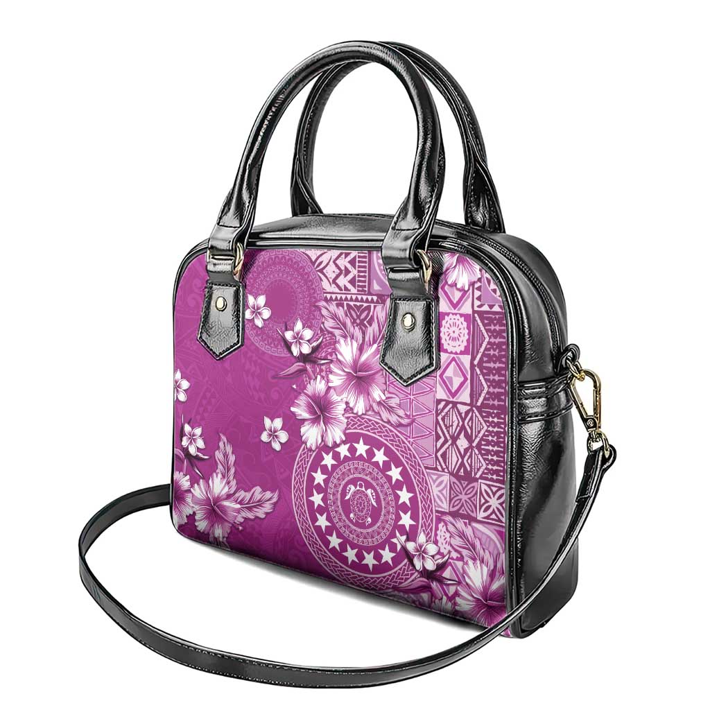Cook Islands Shoulder Handbag Fandango Hibiscus And Stars