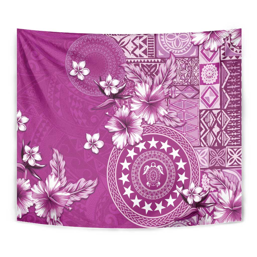 Cook Islands Tapestry Fandango Hibiscus And Stars