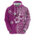 Cook Islands Zip Hoodie Fandango Hibiscus And Stars