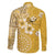 Cook Islands Family Matching Mermaid Dress and Hawaiian Shirt Yellow Hibiscus And Stars