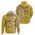 Cook Islands Hoodie Yellow Hibiscus And Stars