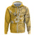 Cook Islands Hoodie Yellow Hibiscus And Stars