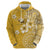 Cook Islands Hoodie Yellow Hibiscus And Stars