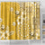 Cook Islands Shower Curtain Yellow Hibiscus And Stars