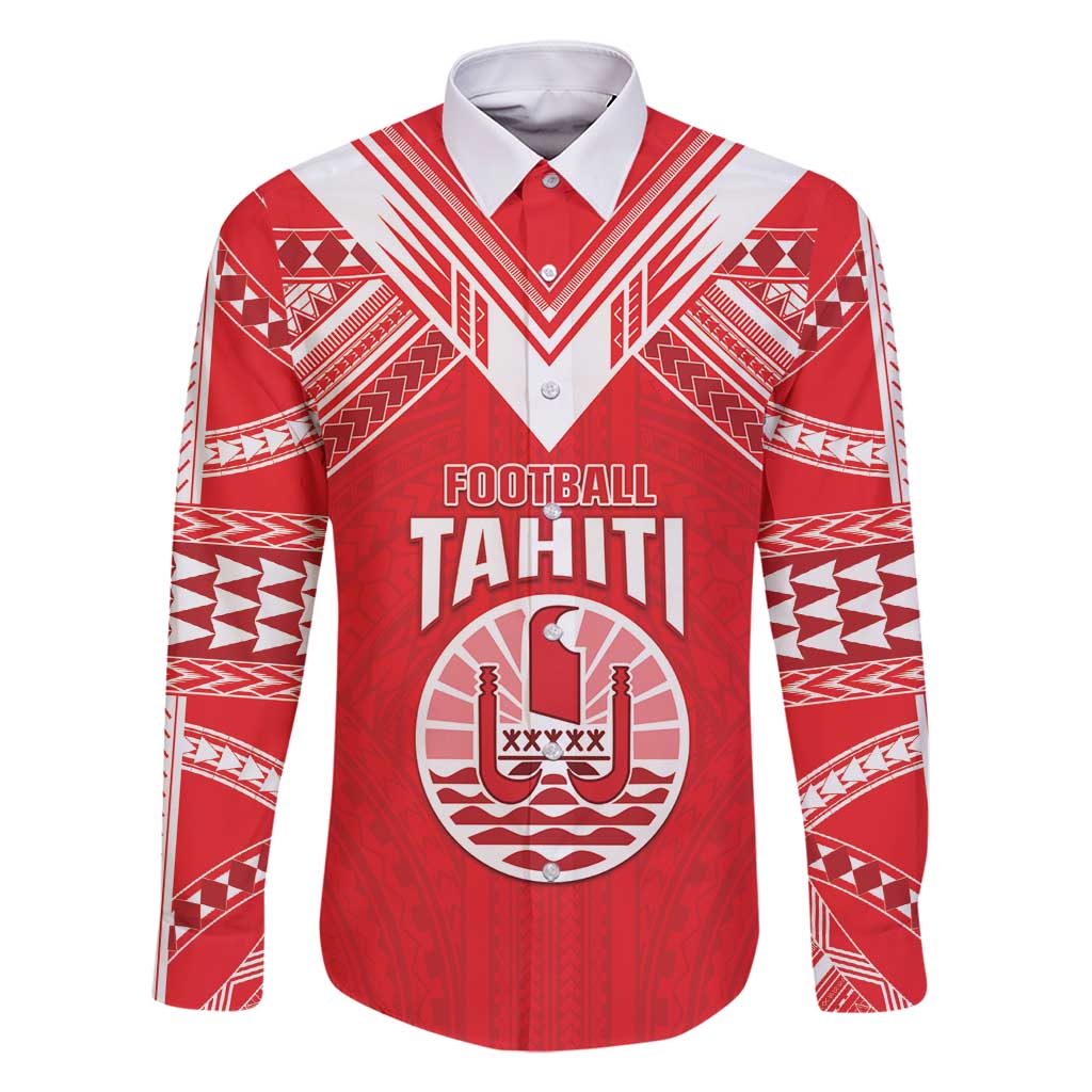 Custom Tahiti Football Family Matching Off Shoulder Maxi Dress and Hawaiian Shirt Coat Of Arms Polynesian Tribal Pattern