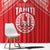 Tahiti Football Window Curtain Coat Of Arms Polynesian Tribal Pattern