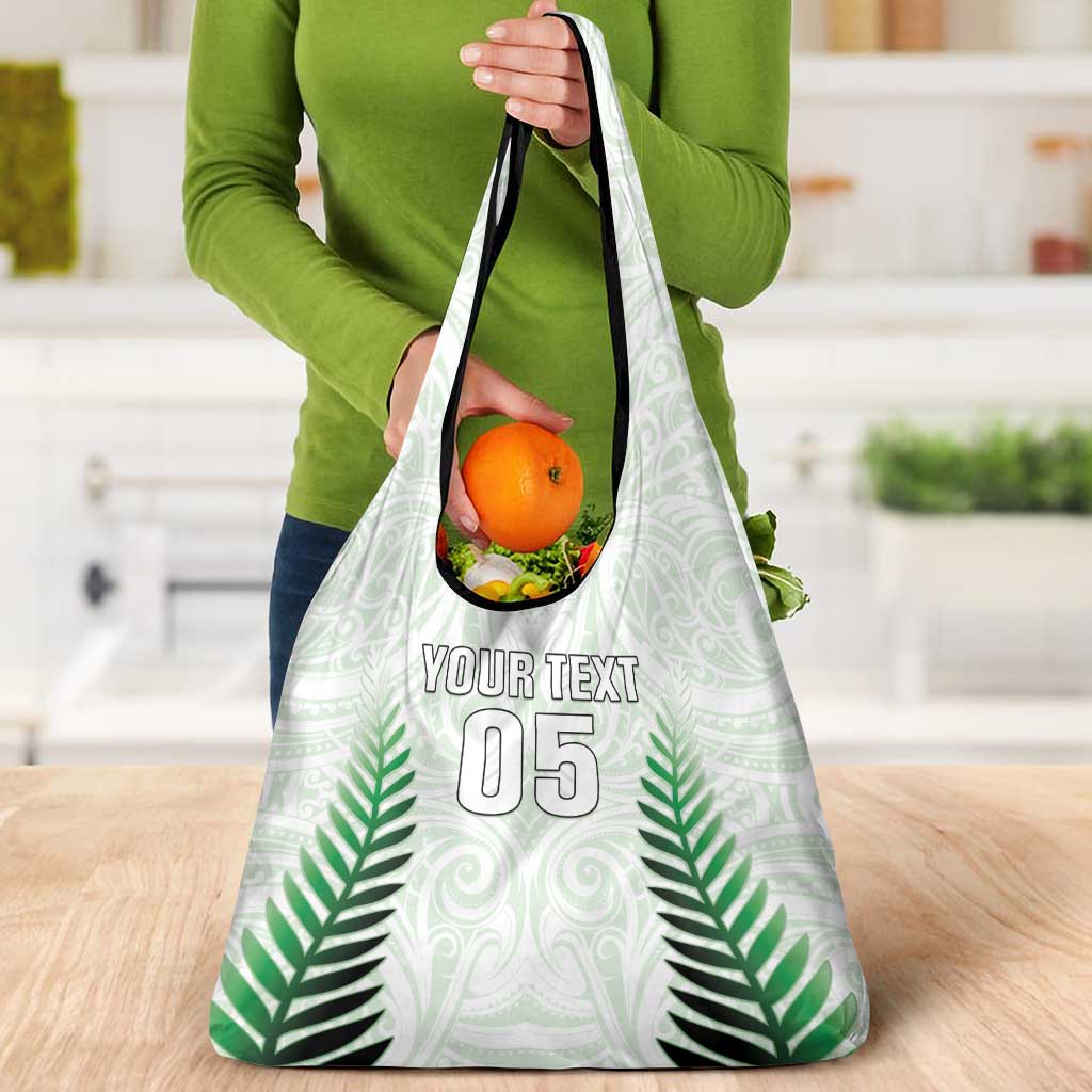 Custom New Zealand Fern Football Grocery Bag Simple Style