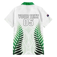 Custom New Zealand Fern Football Hawaiian Shirt Simple Style